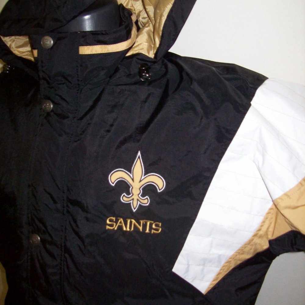 NEW ORLEANS SAINTS STARTER NFL Hooded Jacket - Picture 5 of 13